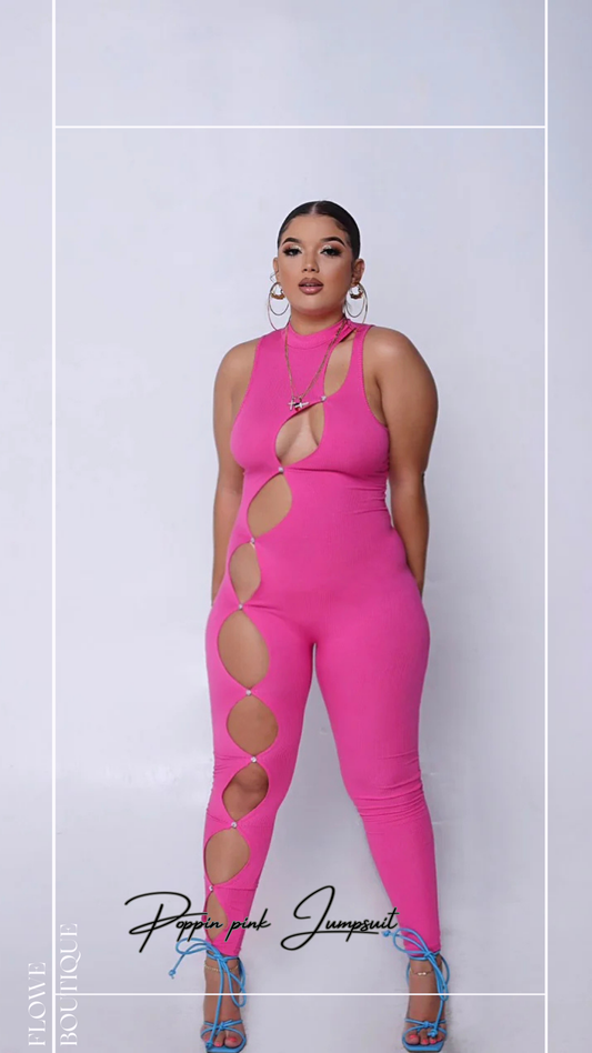 Poppin’ Pink Jumpsuit